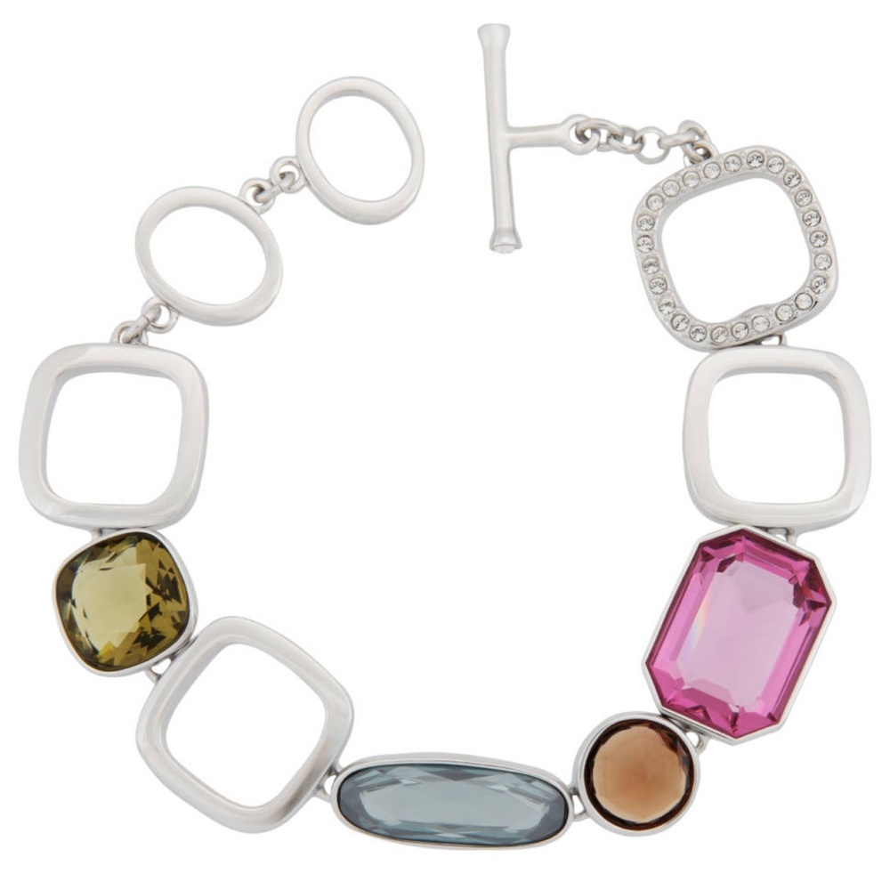Swarovski Signed Toggle Bracelet